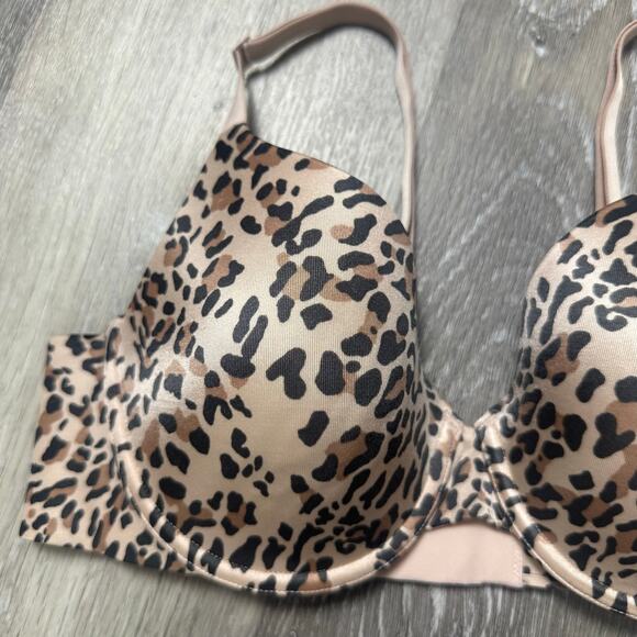 GAP Everyday Smooth Favorite Coverage Leopard Print Bra NEW - Picture 2 of 6